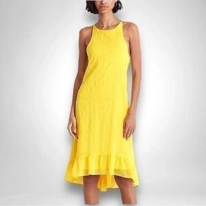 Lauren Ralph Lauren Sunny Yellow High Low Dress